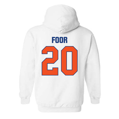 HCU - NCAA Softball : Jaycee Foor - Classic Shersey Hooded Sweatshirt-1