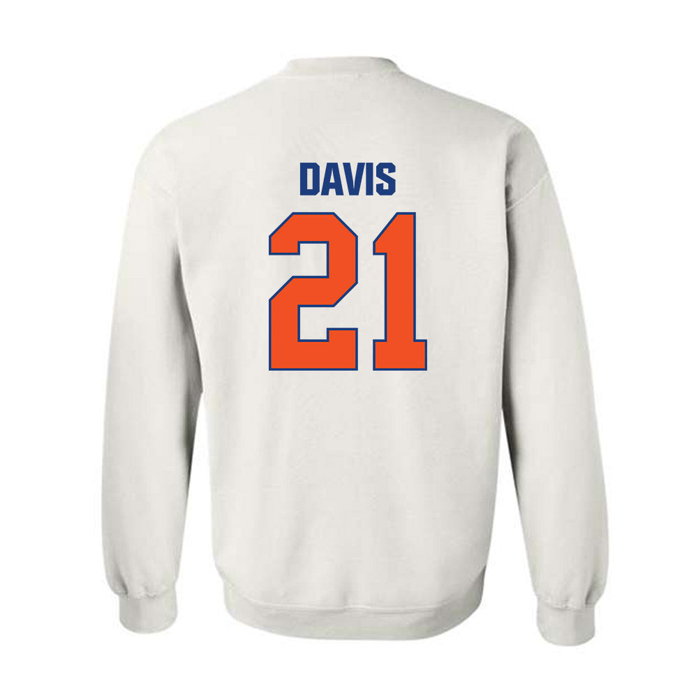 HCU - NCAA Baseball : Chase Davis - Classic Shersey Crewneck Sweatshirt-1