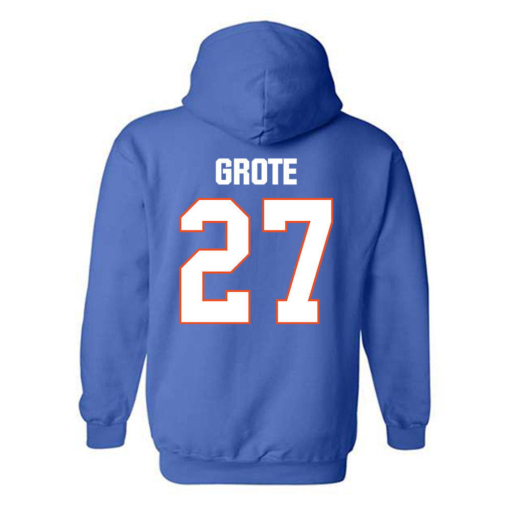 HCU - NCAA Men's Soccer : Chris Grote - Classic Shersey Hooded Sweatshirt-1