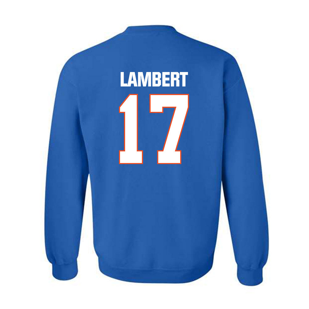 HCU - NCAA Baseball : Brock Lambert - Classic Shersey Crewneck Sweatshirt-1