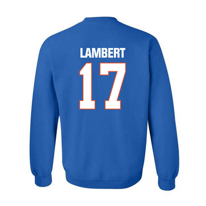 HCU - NCAA Baseball : Brock Lambert - Classic Shersey Crewneck Sweatshirt-1