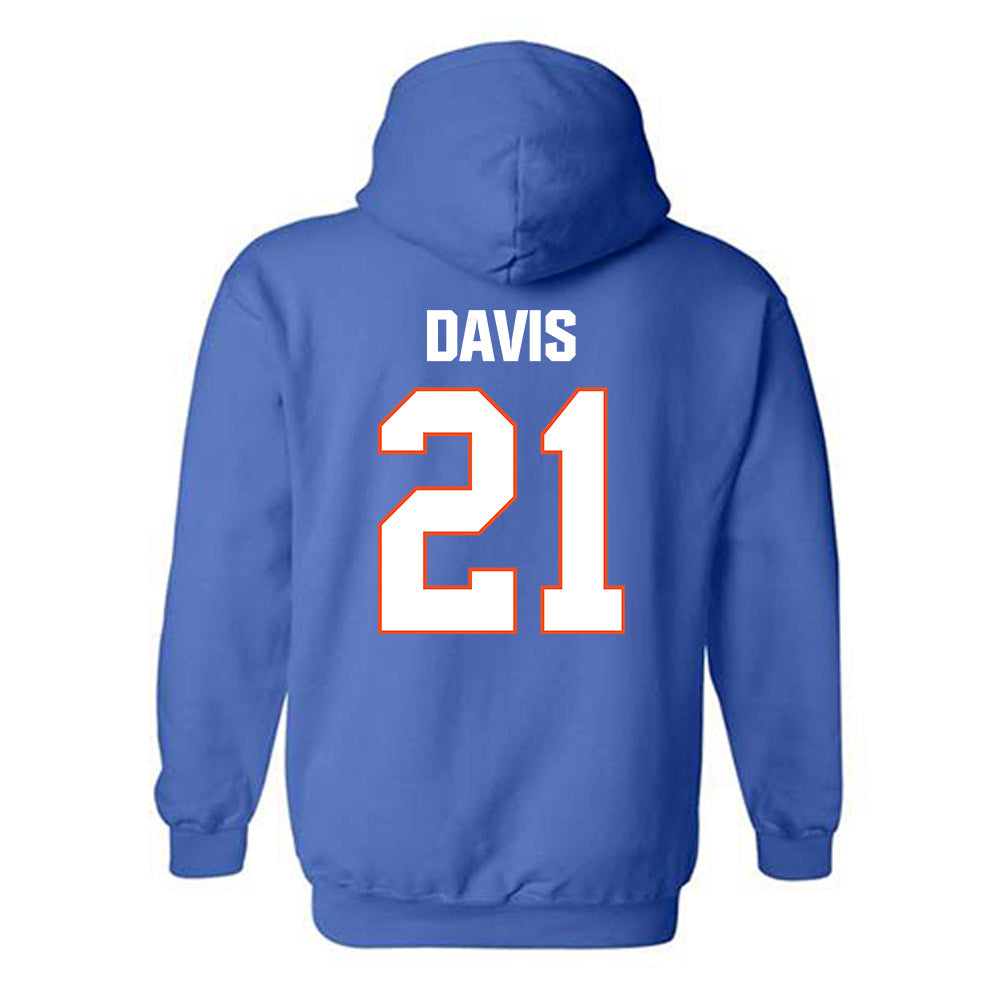 HCU - NCAA Baseball : Chase Davis - Classic Shersey Hooded Sweatshirt-1