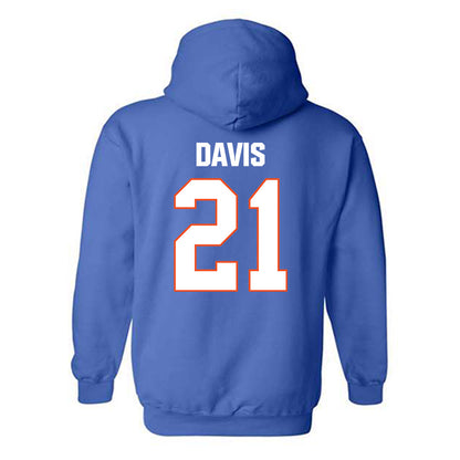 HCU - NCAA Baseball : Chase Davis - Classic Shersey Hooded Sweatshirt-1