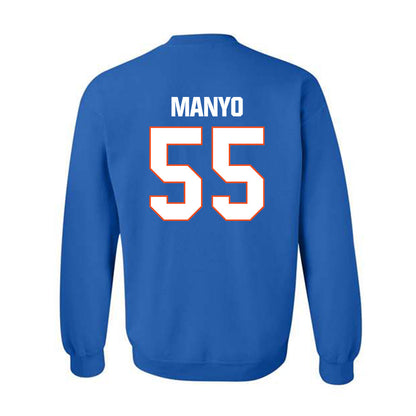 HCU - NCAA Baseball : Tyler Manyo - Classic Shersey Crewneck Sweatshirt-1