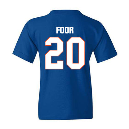 HCU - NCAA Softball : Jaycee Foor - Classic Shersey Youth T-Shirt-1