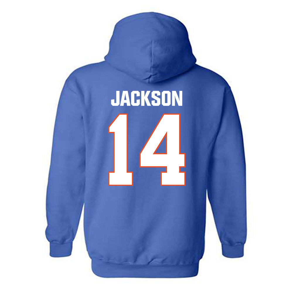 HCU - NCAA Baseball : Tyree Jackson - Classic Shersey Hooded Sweatshirt-1