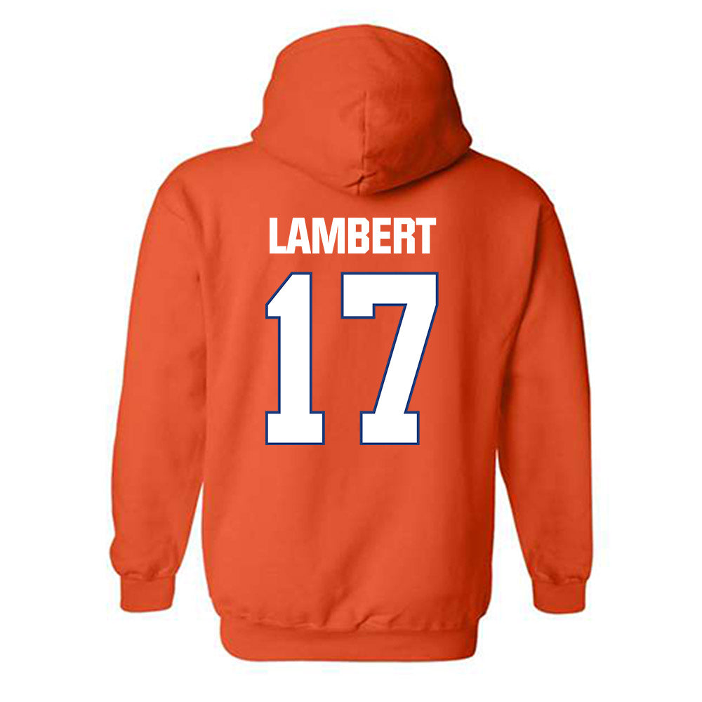 HCU - NCAA Baseball : Brock Lambert - Classic Shersey Hooded Sweatshirt-1