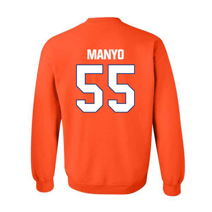 HCU - NCAA Baseball : Tyler Manyo - Classic Shersey Crewneck Sweatshirt-1