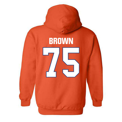 HCU - NCAA Football : Briley Brown - Classic Shersey Hooded Sweatshirt-1
