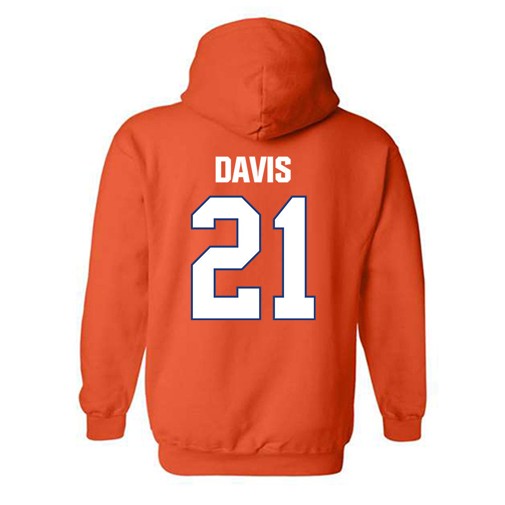 HCU - NCAA Baseball : Chase Davis - Classic Shersey Hooded Sweatshirt-1