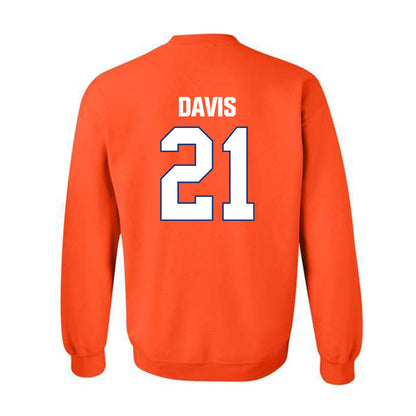 HCU - NCAA Baseball : Chase Davis - Classic Shersey Crewneck Sweatshirt-1