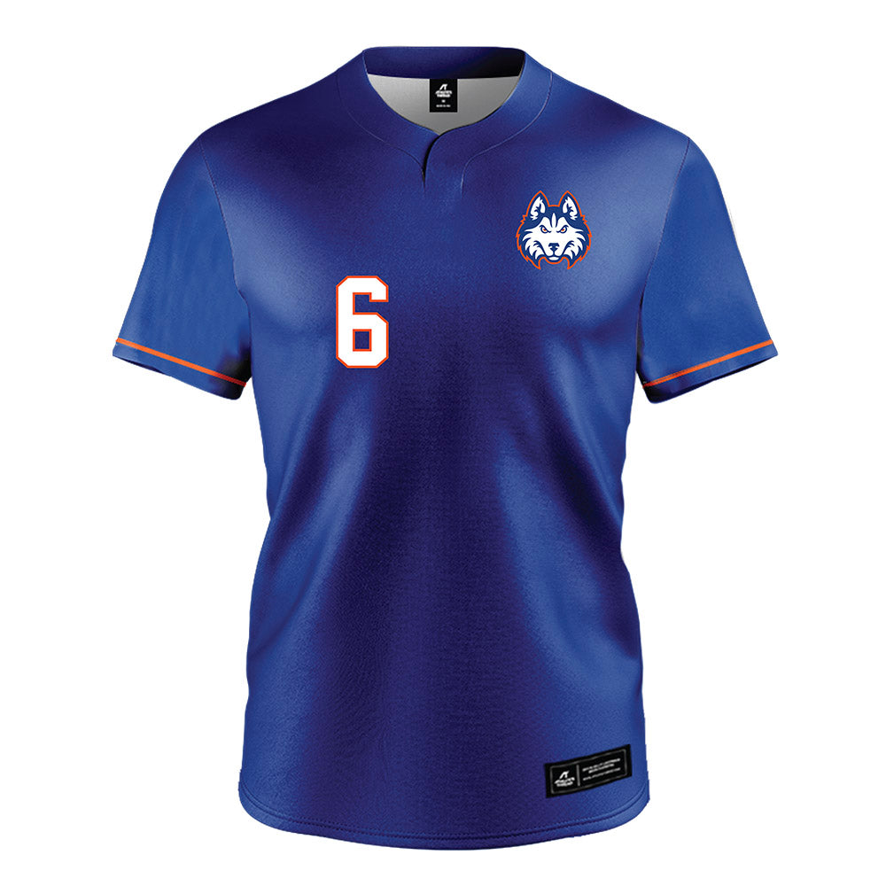 HCU - NCAA Baseball : Matthew Leiterman - Blue Jersey-0