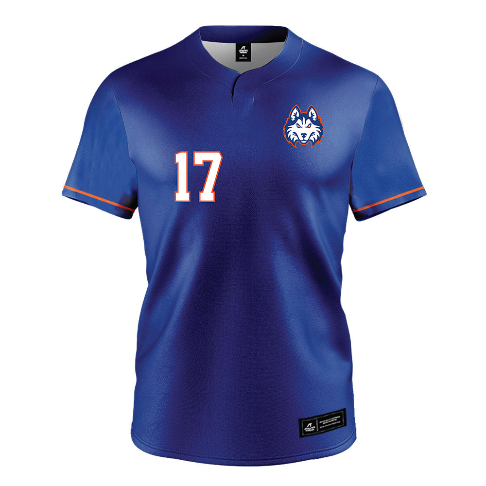 HCU - NCAA Baseball : Brock Lambert - Blue Jersey-0