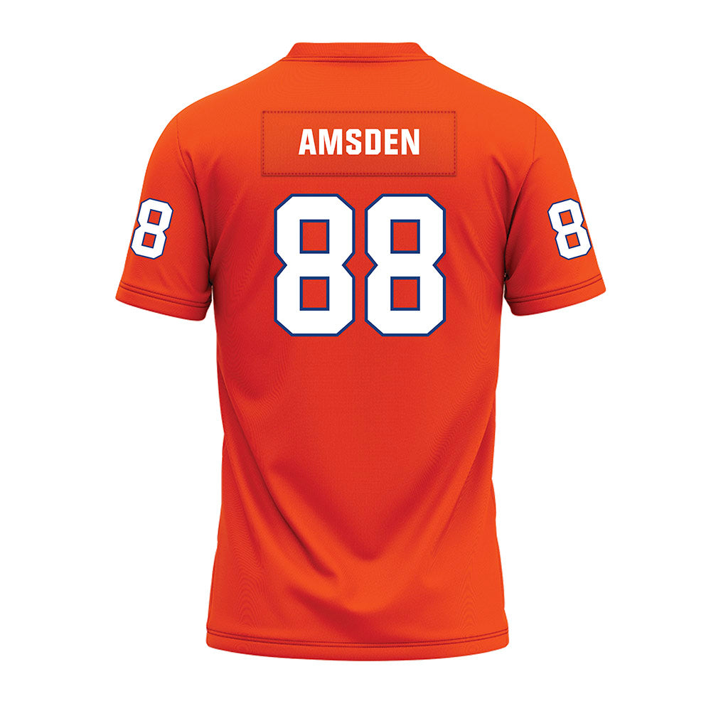 HCU - NCAA Football : Bradley Amsden - Orange Premium Football Jersey-1