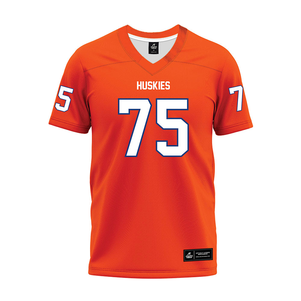 HCU - NCAA Football : Briley Brown - Orange Premium Football Jersey-0