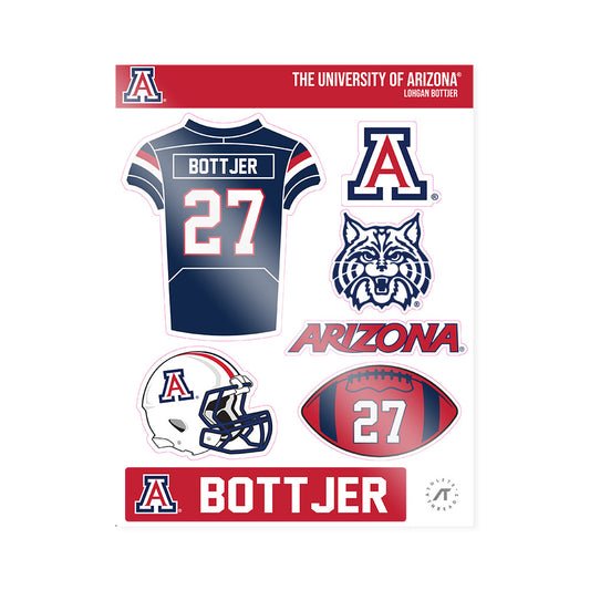 Arizona - NCAA Football : Lohgan Bottjer - Sticker Sheet-0