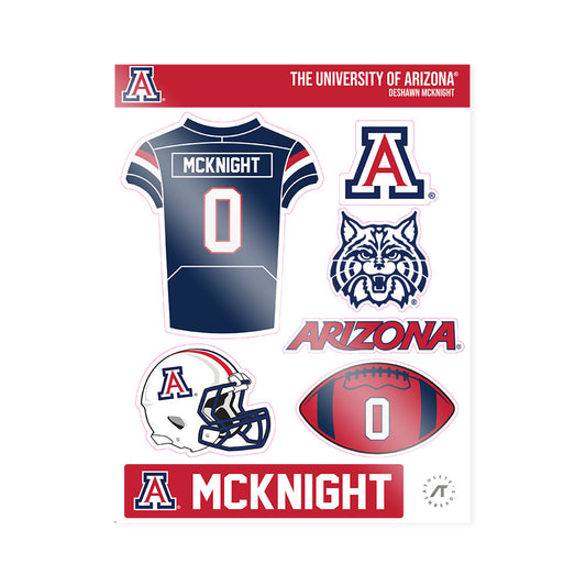 Arizona - NCAA Football : Deshawn McKnight - Sticker Sheet-0