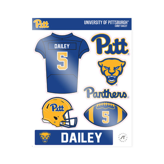 Pittsburgh - NCAA Football : Corey Dailey - Sticker Sheet-0