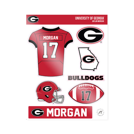 Georgia - NCAA Football : Jaylan Morgan - Sticker Sheet-0