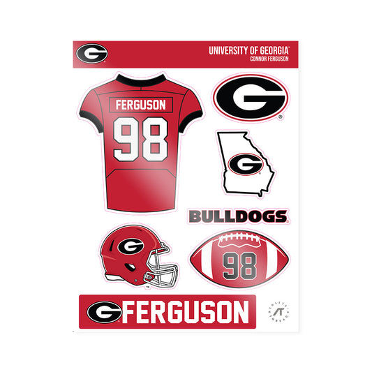 Georgia - NCAA Football : Connor Ferguson - Sticker Sheet-0