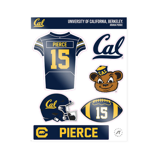 UC Berkeley - NCAA Football : Joshua Pierce - Sticker Sheet-0