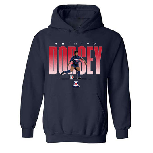 Arizona - NCAA Women's Soccer : Trinity Dorsey - Player Collage Hooded Sweatshirt-0