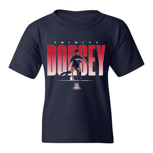 Arizona - NCAA Women's Soccer : Trinity Dorsey - Player Collage Youth T-Shirt-0