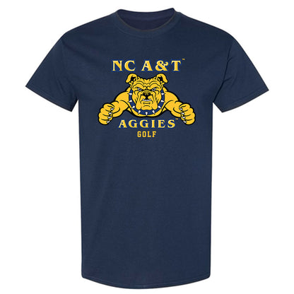 North Carolina A&T - NCAA Men's Golf : Kasim Narinesingh-Smith - T-Shirt-0