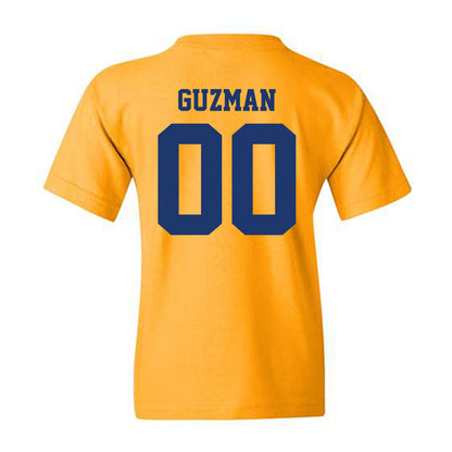 North Carolina A&T - NCAA Baseball : Derek Guzman - Youth T-Shirt-1