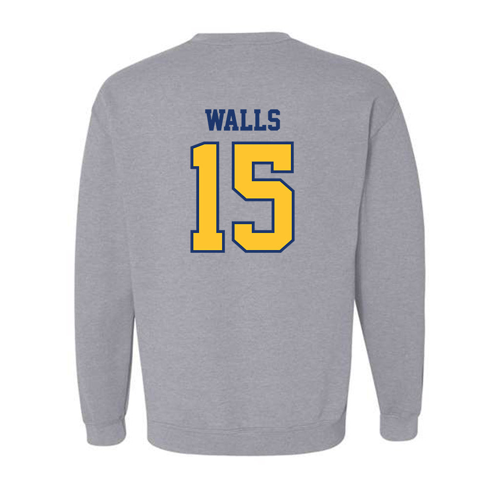 North Carolina A&T - NCAA Football : Jy Walls - Crewneck Sweatshirt-1