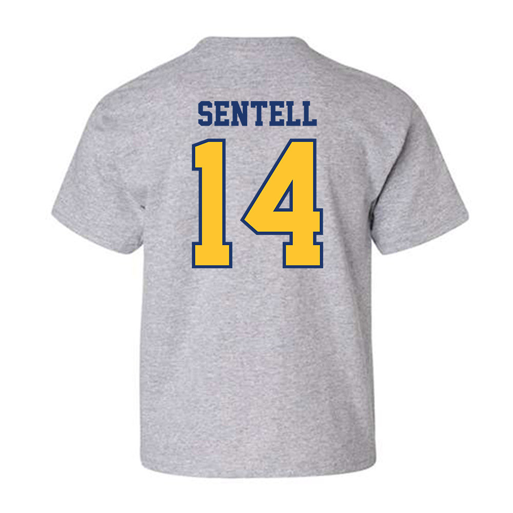 North Carolina A&T - NCAA Baseball : Gavin Sentell - Youth T-Shirt-1