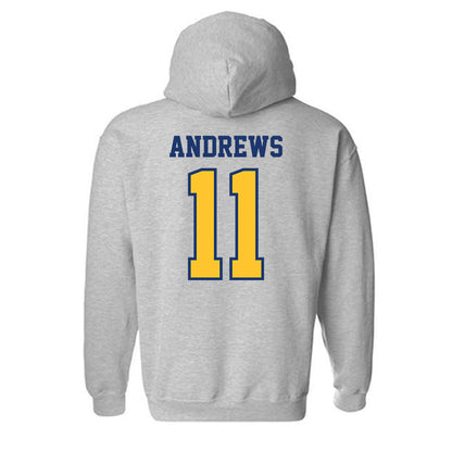 North Carolina A&T - NCAA Women's Basketball : Eva Andrews - Hooded Sweatshirt-1