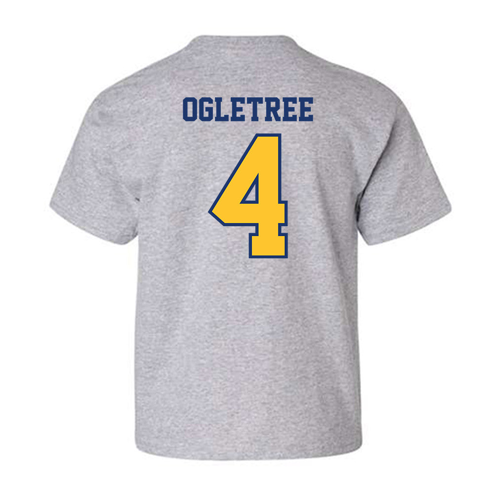 North Carolina A&T - NCAA Men's Basketball : Bryson Ogletree - Youth T-Shirt-1