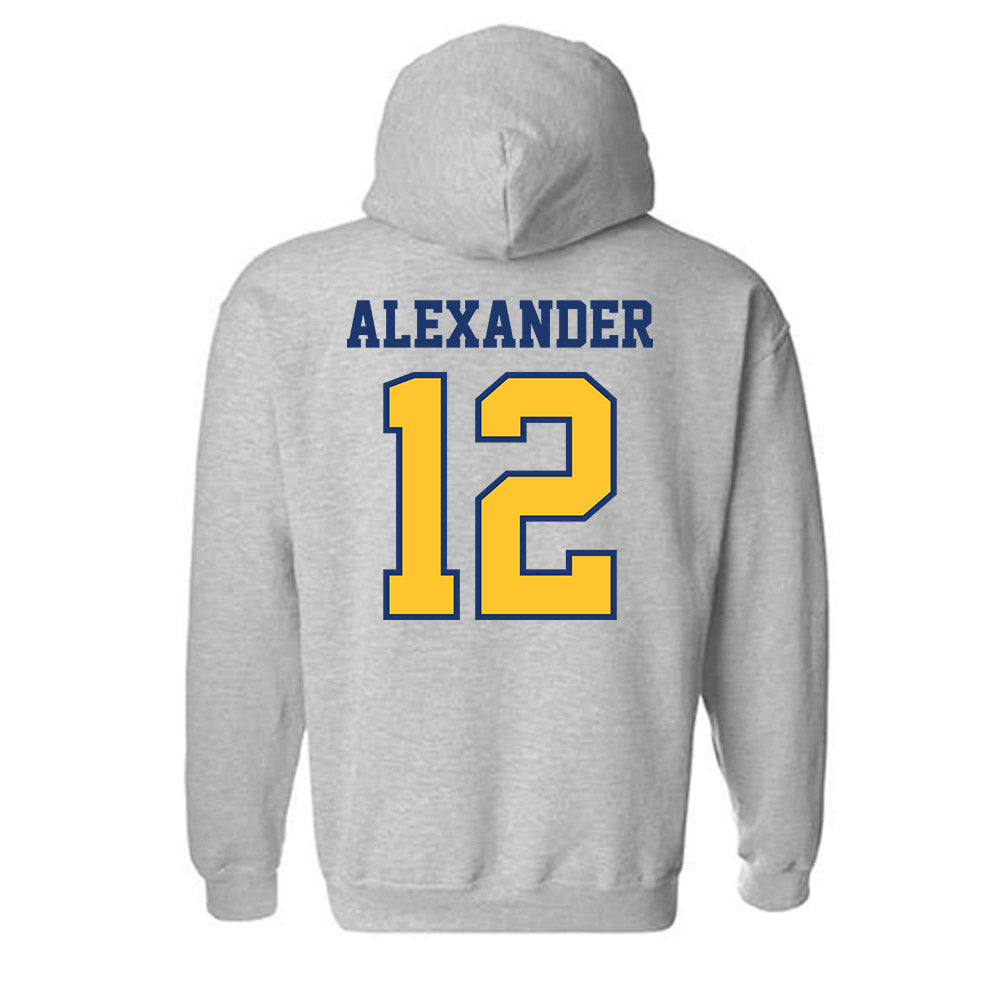 North Carolina A&T - NCAA Women's Basketball : Drew Alexander - Hooded Sweatshirt-1