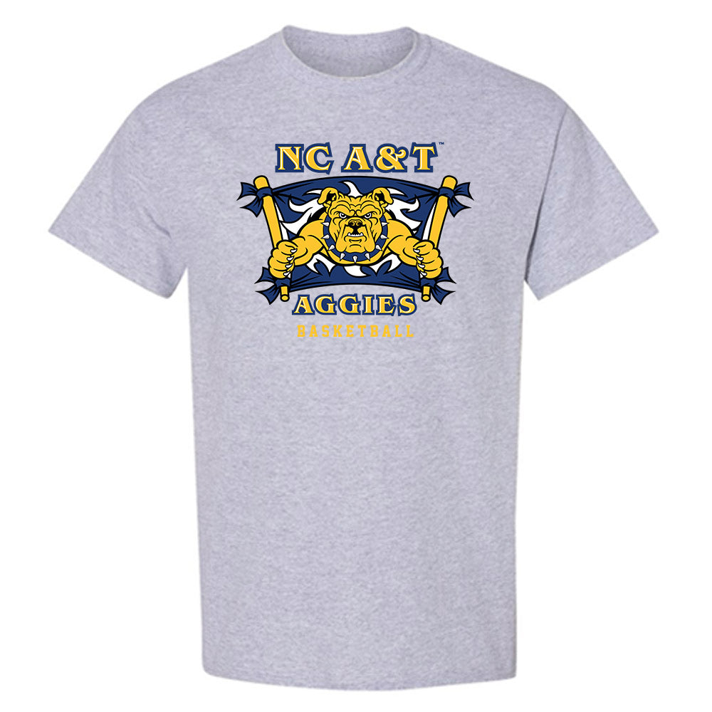 North Carolina A&T - NCAA Men's Basketball : Lewis Walker - T-Shirt-0