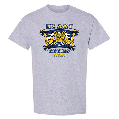 North Carolina A&T - NCAA Men's Tennis : Mathieu Dussaubat - T-Shirt-0