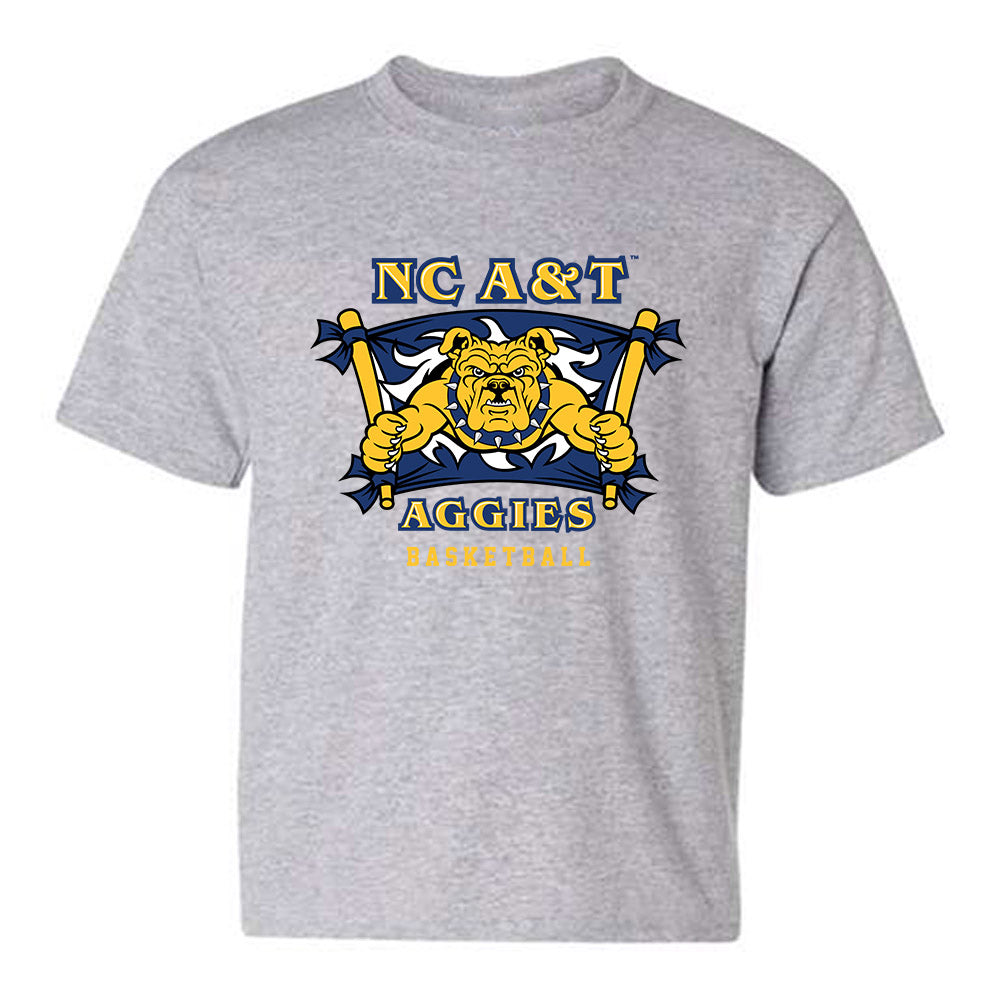 North Carolina A&T - NCAA Women's Basketball : Chaniya Clark - Youth T-Shirt-0