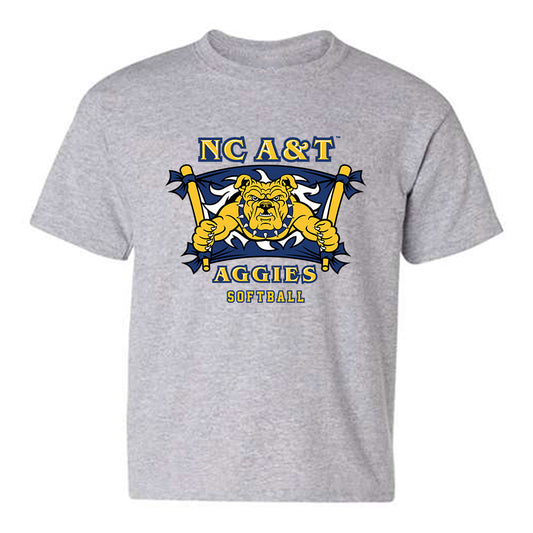 North Carolina A&T - NCAA Softball : Tyra Robinson - Youth T-Shirt-0