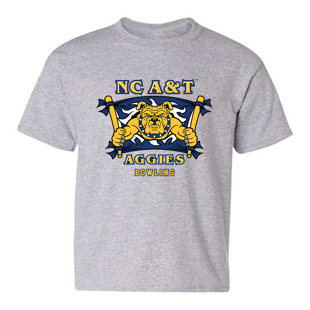 North Carolina A&T - NCAA Women's Bowling : Savannah Burgin - Youth T-Shirt-0
