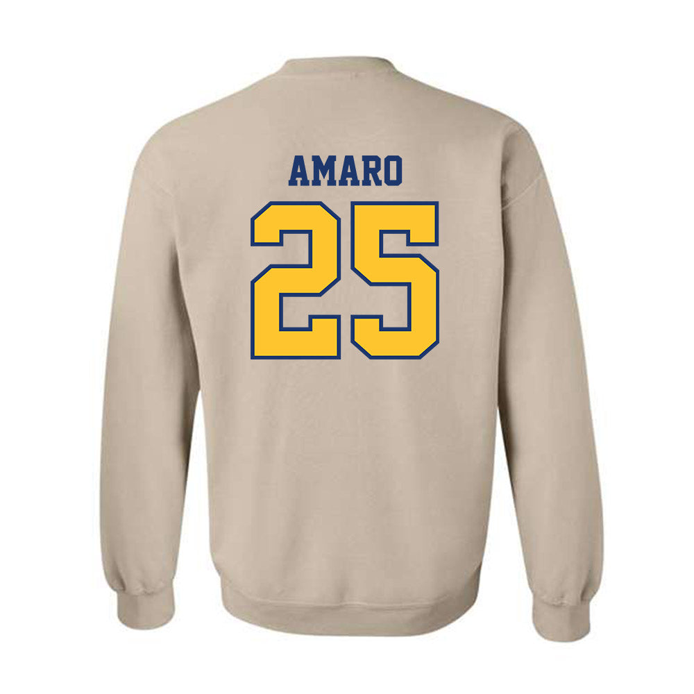 North Carolina A&T - NCAA Baseball : Kristian Amaro - Crewneck Sweatshirt-1
