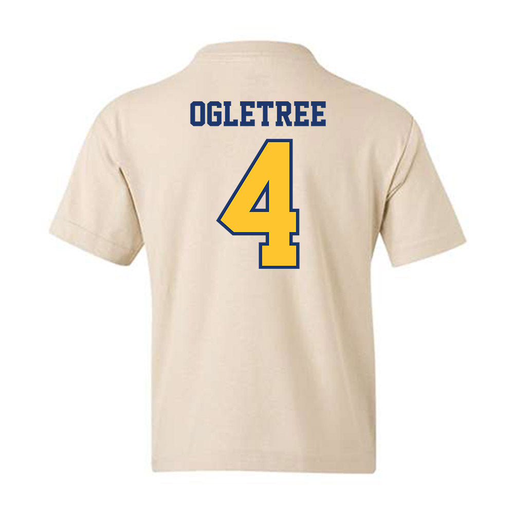 North Carolina A&T - NCAA Men's Basketball : Bryson Ogletree - Youth T-Shirt-1