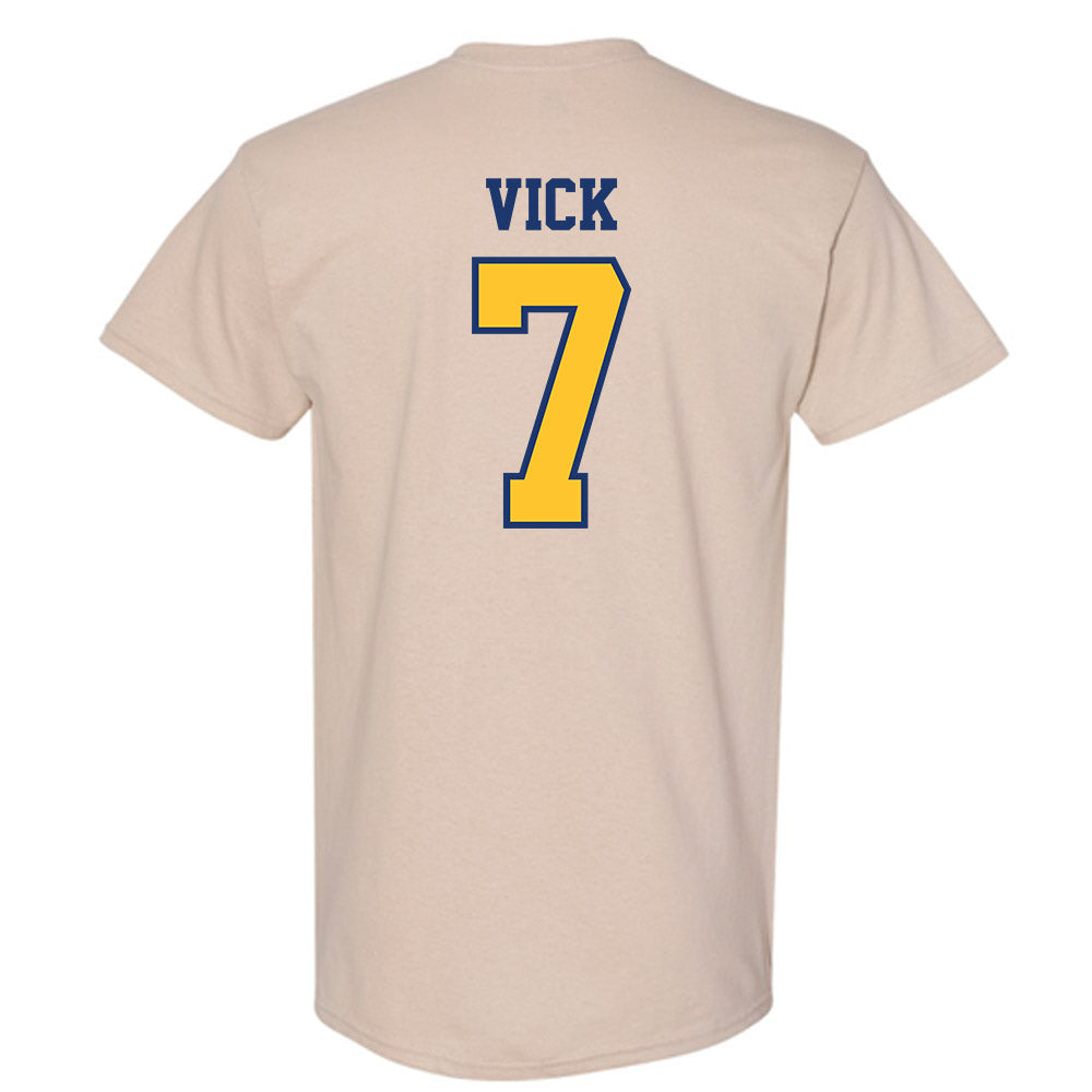 North Carolina A&T - NCAA Men's Basketball : Brooklyn Vick - T-Shirt-1