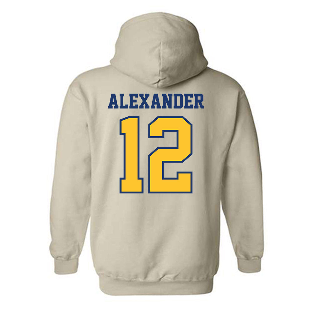 North Carolina A&T - NCAA Women's Basketball : Drew Alexander - Hooded Sweatshirt-1