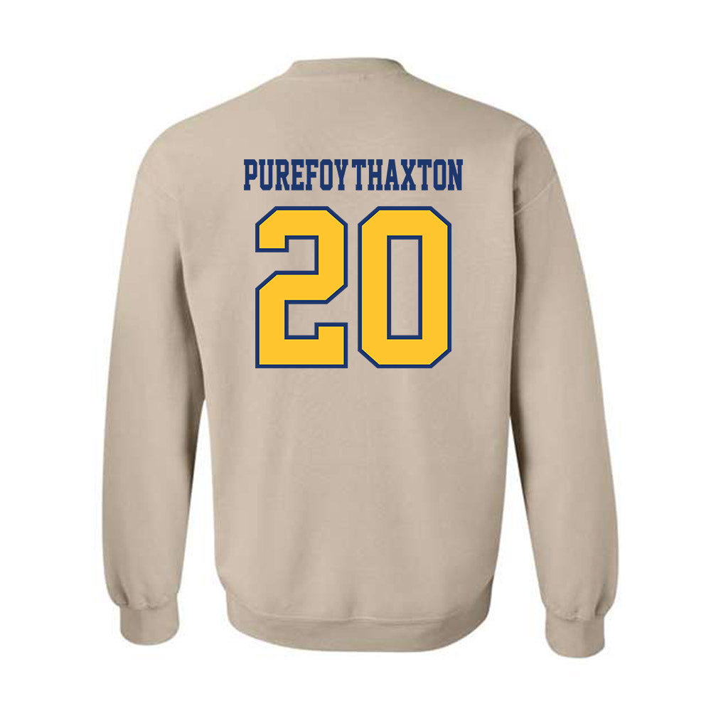 North Carolina A&T - NCAA Football : Jamaal Purefoy-Thaxton - Crewneck Sweatshirt-1