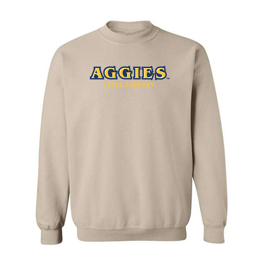 North Carolina A&T - NCAA Men's Cross Country : Demonte Peterson - Crewneck Sweatshirt-0