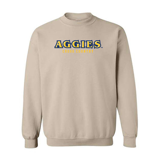 North Carolina A&T - NCAA Men's Cross Country : Demonte Peterson - Crewneck Sweatshirt-0