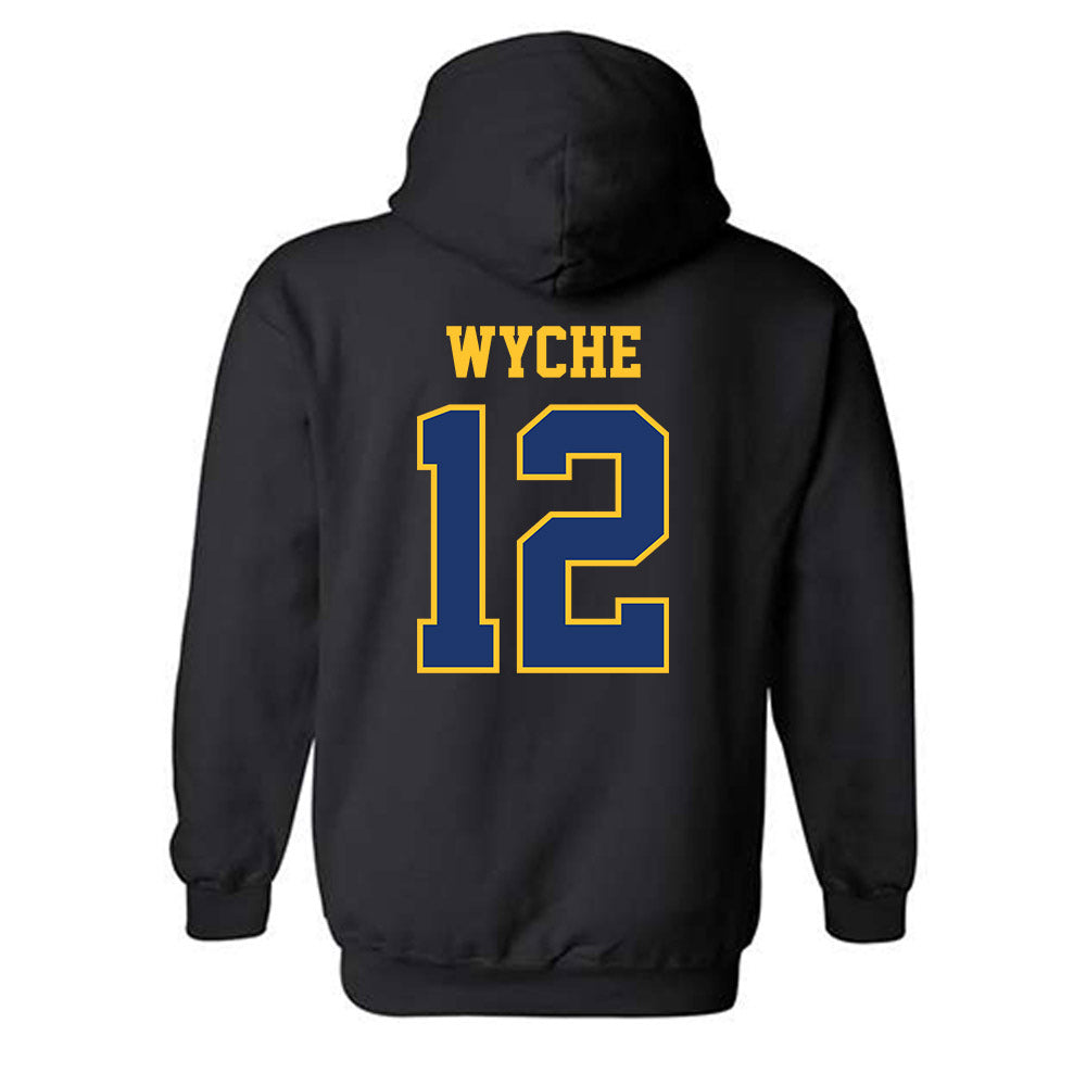 North Carolina A&T - NCAA Baseball : Bruce Wyche - Classic Shersey Hooded Sweatshirt-1