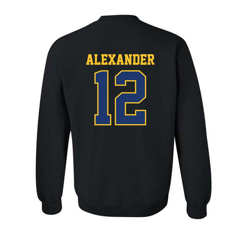 North Carolina A&T - NCAA Women's Basketball : Drew Alexander - Classic Shersey Crewneck Sweatshirt-1