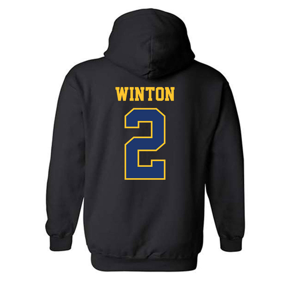 North Carolina A&T - NCAA Women's Volleyball : Zariah Winton - Classic Shersey Hooded Sweatshirt-1