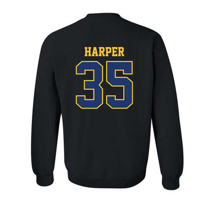North Carolina A&T - NCAA Baseball : Bo Harper - Classic Shersey Crewneck Sweatshirt-1